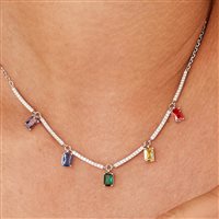 Collana Brosway Donna JOYFUL RAINBOW in Argento Zirconia FJR03 - FJR03